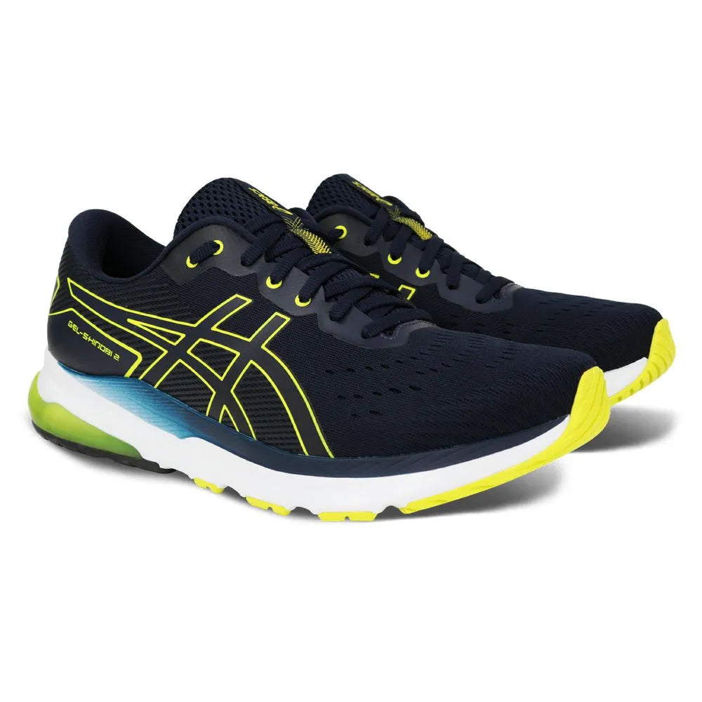 Tênis ASICS GEL-Shinobi 2 - Masculino Azul/Amarelo