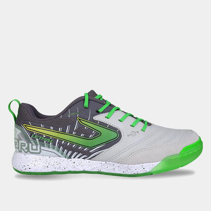 Chuteira Futsal Topper Lethal Masculina Chumbo Verde