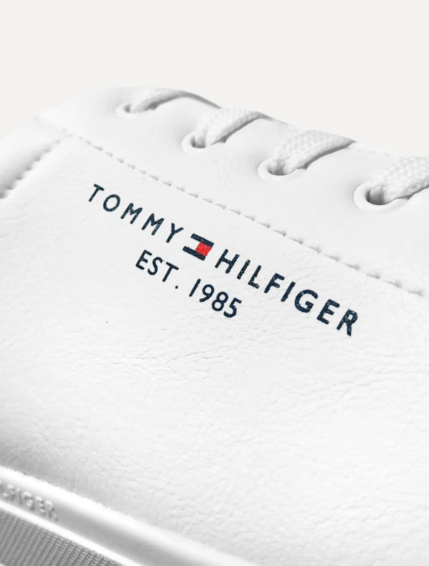 Tênis Tommy Hilfiger Masculino Couro Harrison 5D5 Branco
